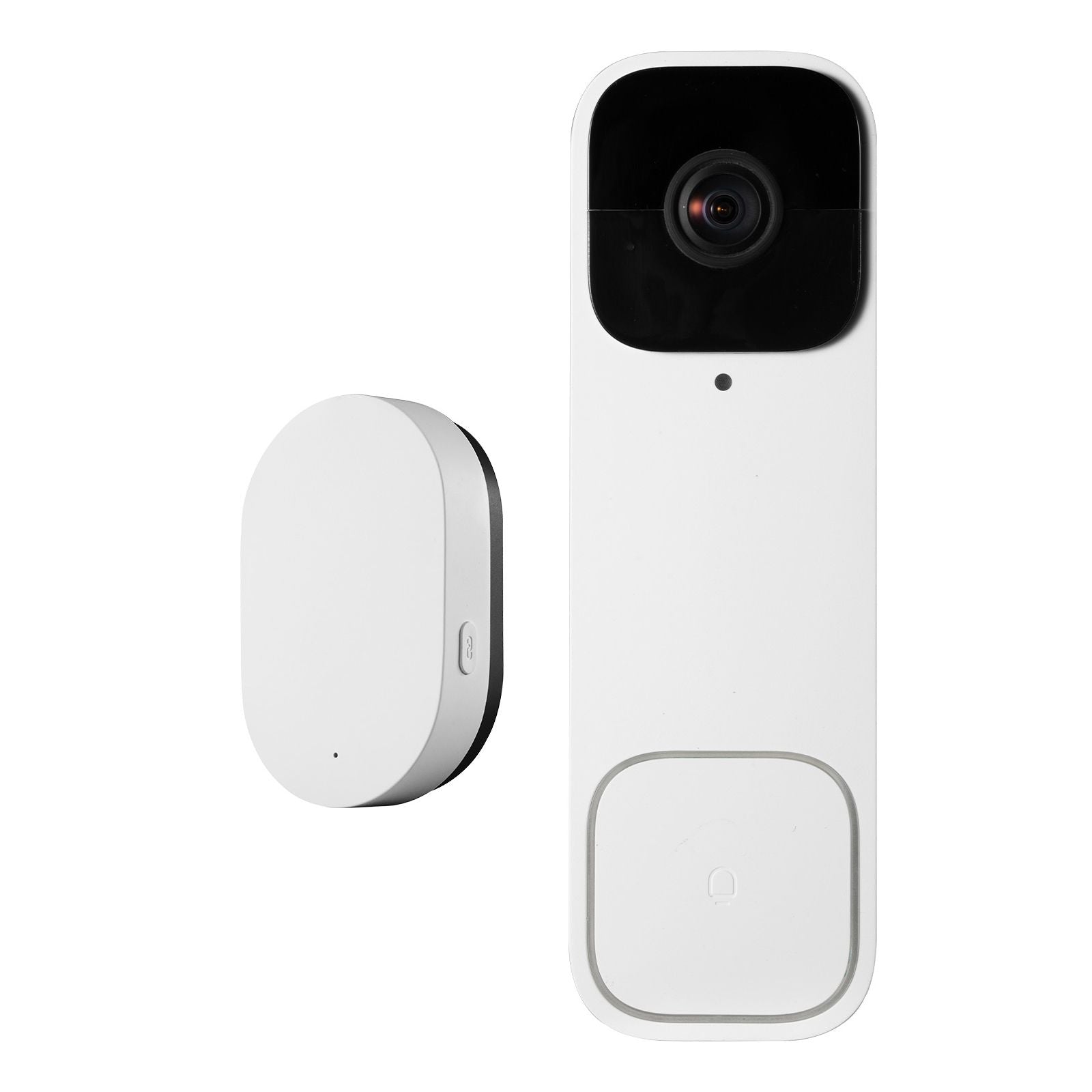 2K wireless video doorbell with 170° ultra-wide view, two-way audio, motion detection, night vision, Alexa and Google compatibility, and cloud storage.