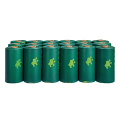 Lavender scented biodegradable dog poop bags made from recycled plastic, leak-proof and easy-tear pet waste bags, 270 counts refill rolls