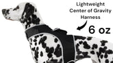 Large Pet Tracker GPS Tracking Collar on a comfortable mesh harness for hunting dogs