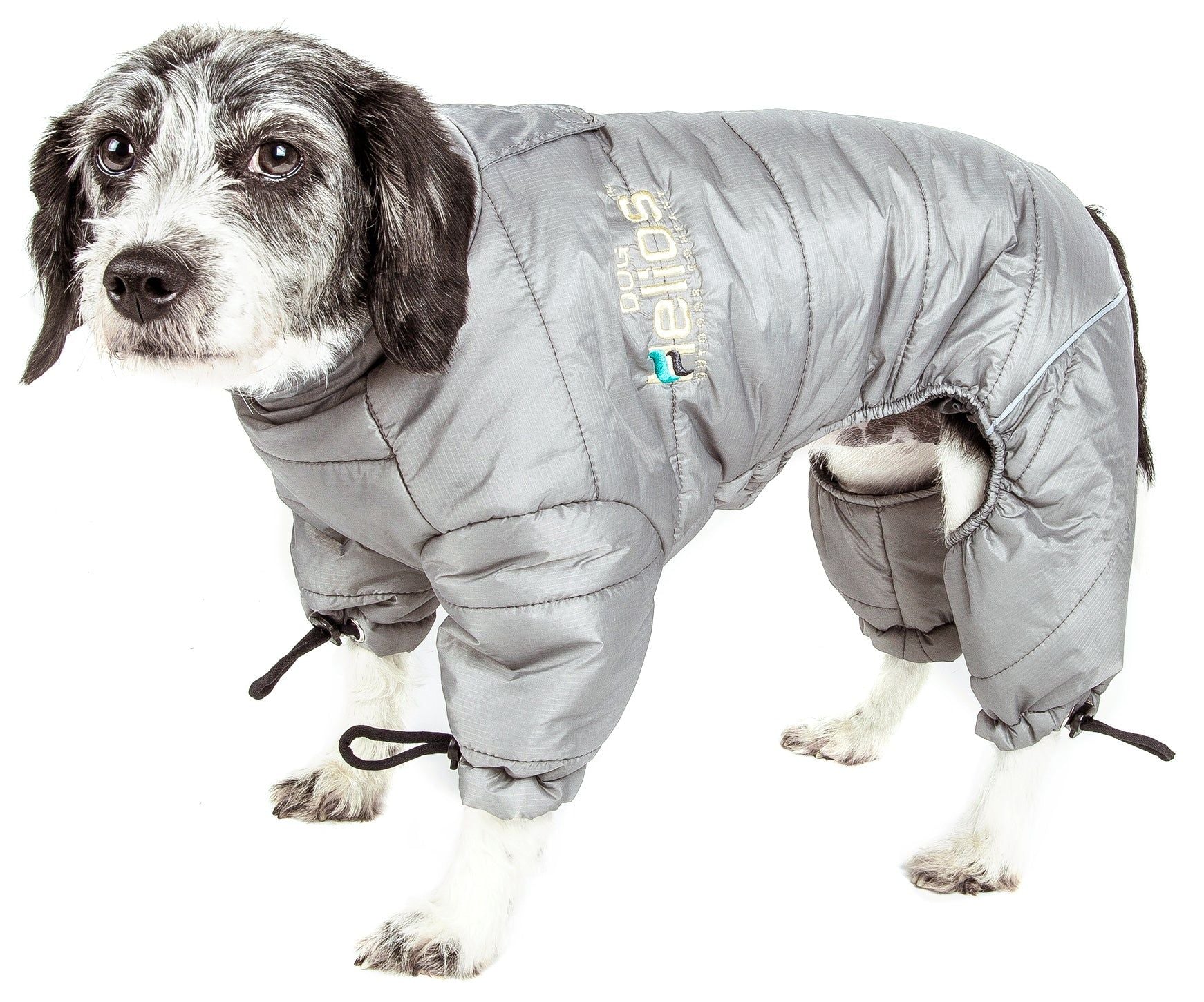 Helios Thunder-crackle full-body waterproof and windproof dog jacket with 3M reflective lining and adjustable straps