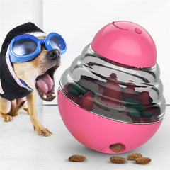 Dog Food Dispenser Ball interactive slow feed pet toy for dogs and cats
