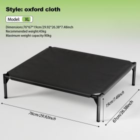 The Bi-material Pet Bed Is Of Your Choice,The Detachable Design Of The Oxford Cloth And Breathable Mesh Pet Bed Combines The Characteristics Of B (Option: NJB  XL)
